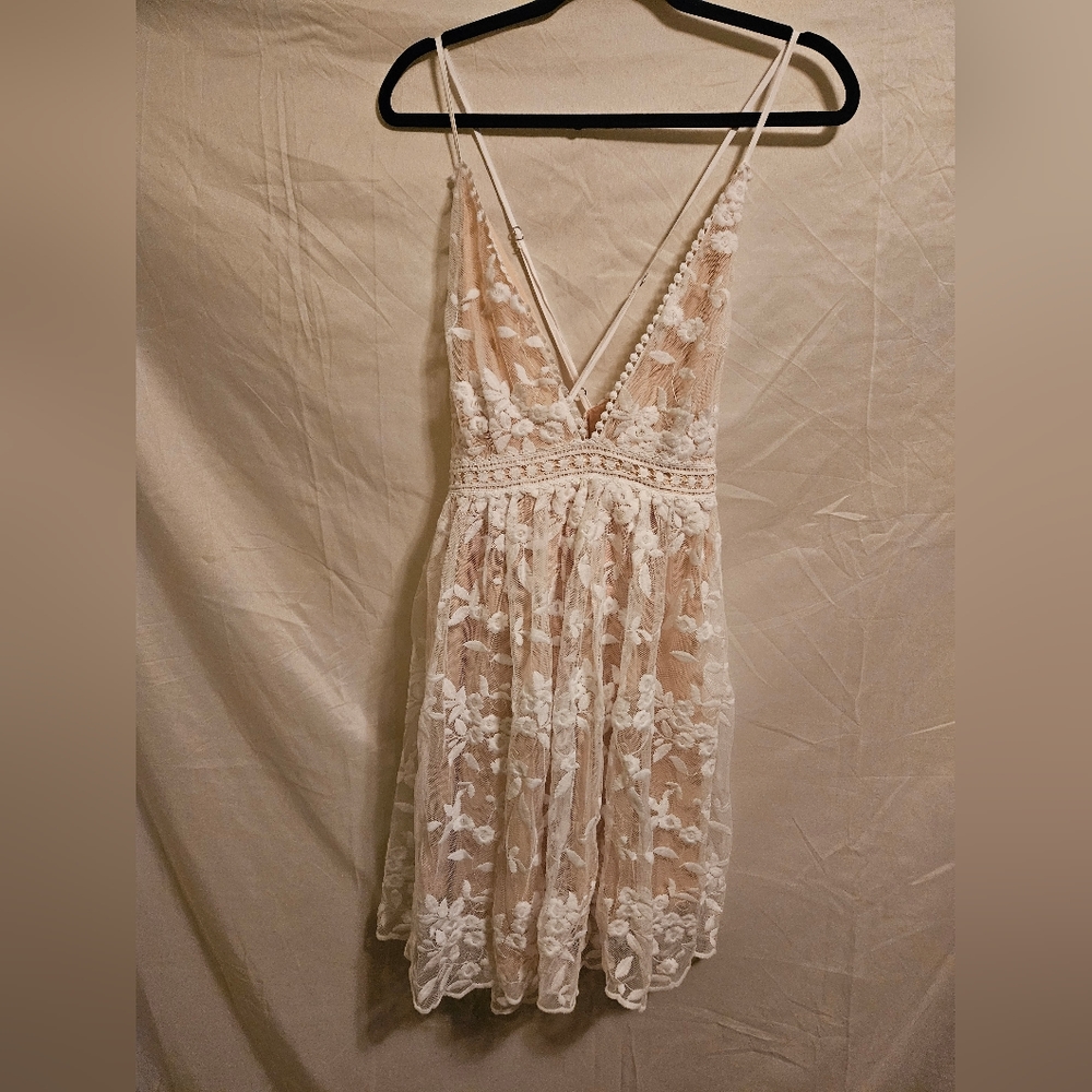 Cupshe NWT White Lace Dress in XL